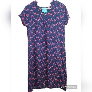 Escapada Pink Flamingo Dress Size Small